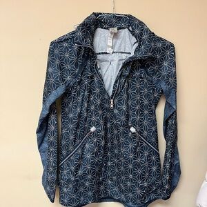 Lululemon Athletica Navy Geometric Ski Jacket